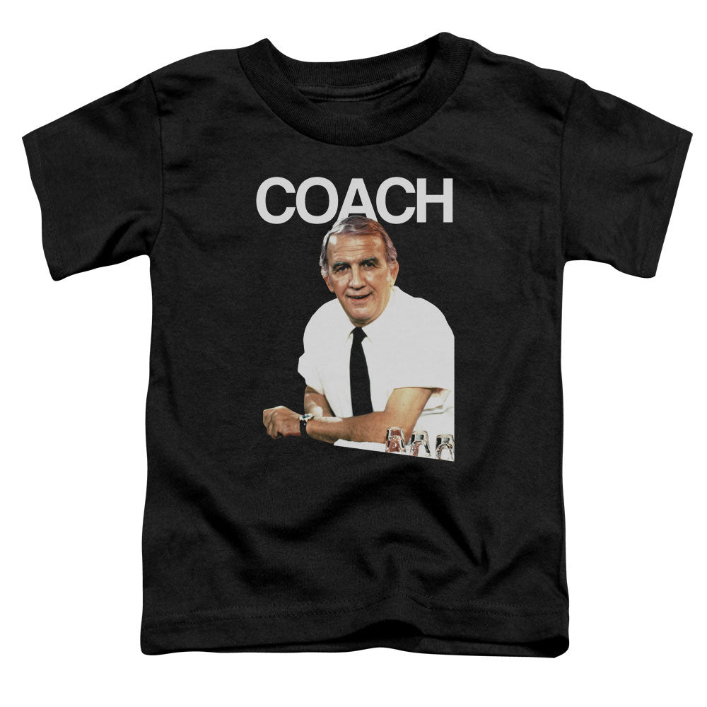 Cheers - Coach - Short Sleeve Toddler Tee - Black T-shirt