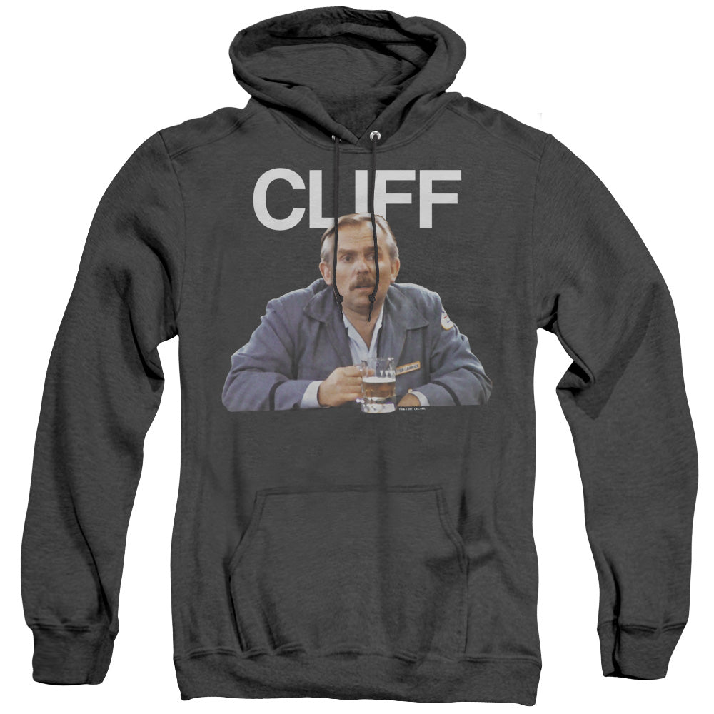 Cheers - Cliff - Adult Heather Hoodie - Black