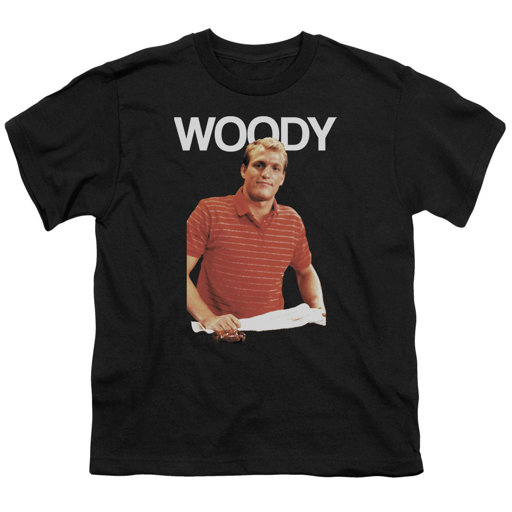 Cheers - Woody - Short Sleeve Youth 18/1 - Black T-shirt