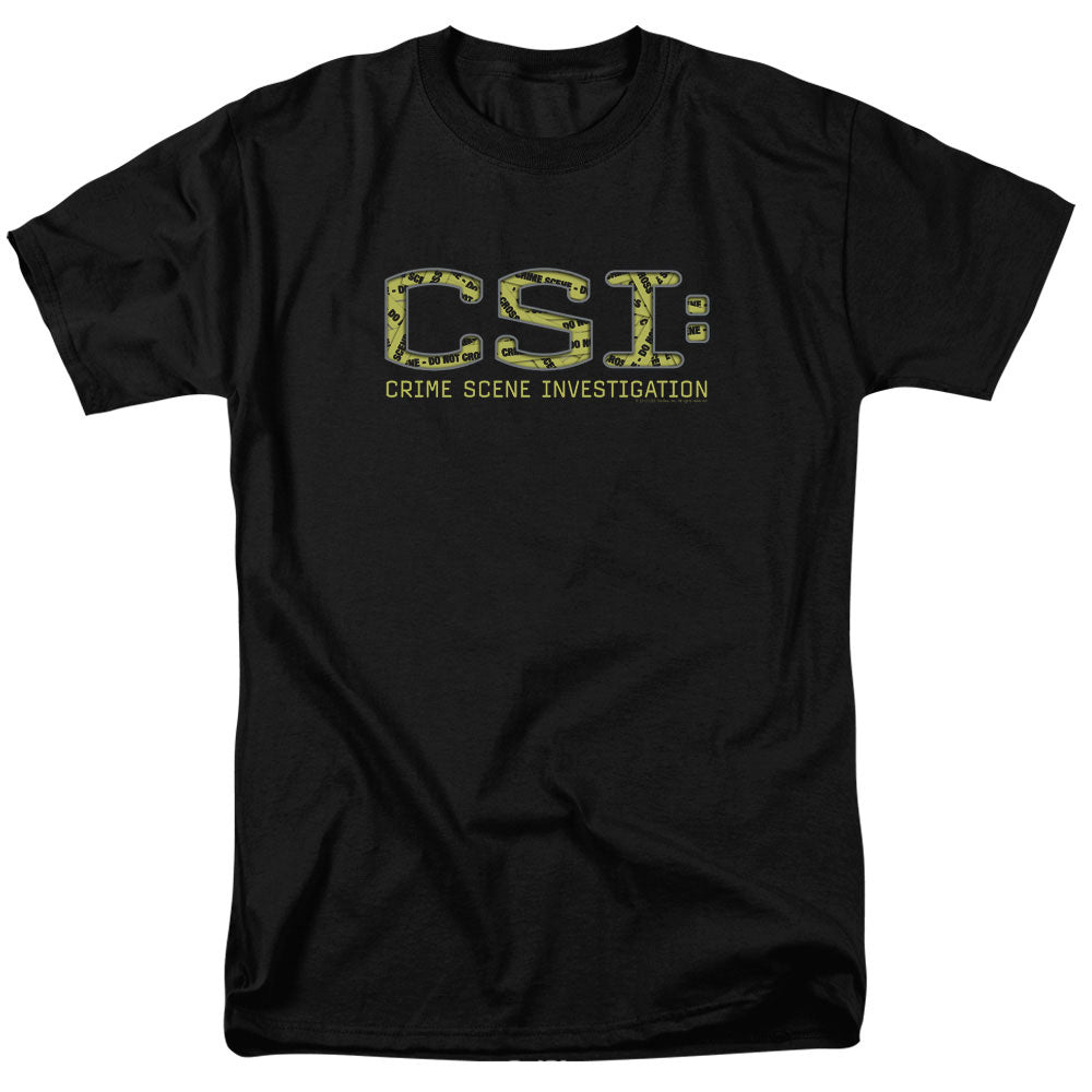 CSI COLLAGE LOGO - S/S ADULT 18/1 - BLACK T-Shirt