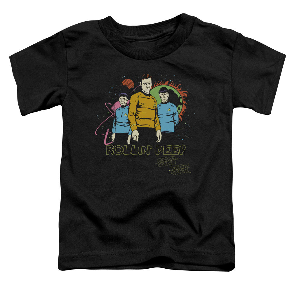 Star Trek - Rollin Deep - Short Sleeve Toddler Tee - Black T-shirt