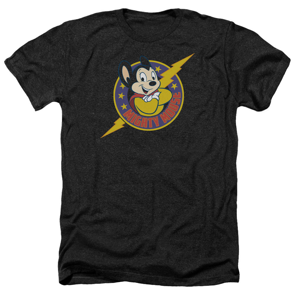 Mighty Mouse - Mighty Hero - Adult Heather-black