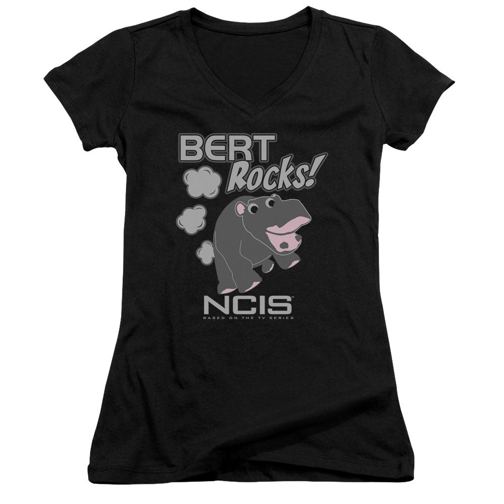 Ncis - Bert Rocks - Junior V-neck - Black