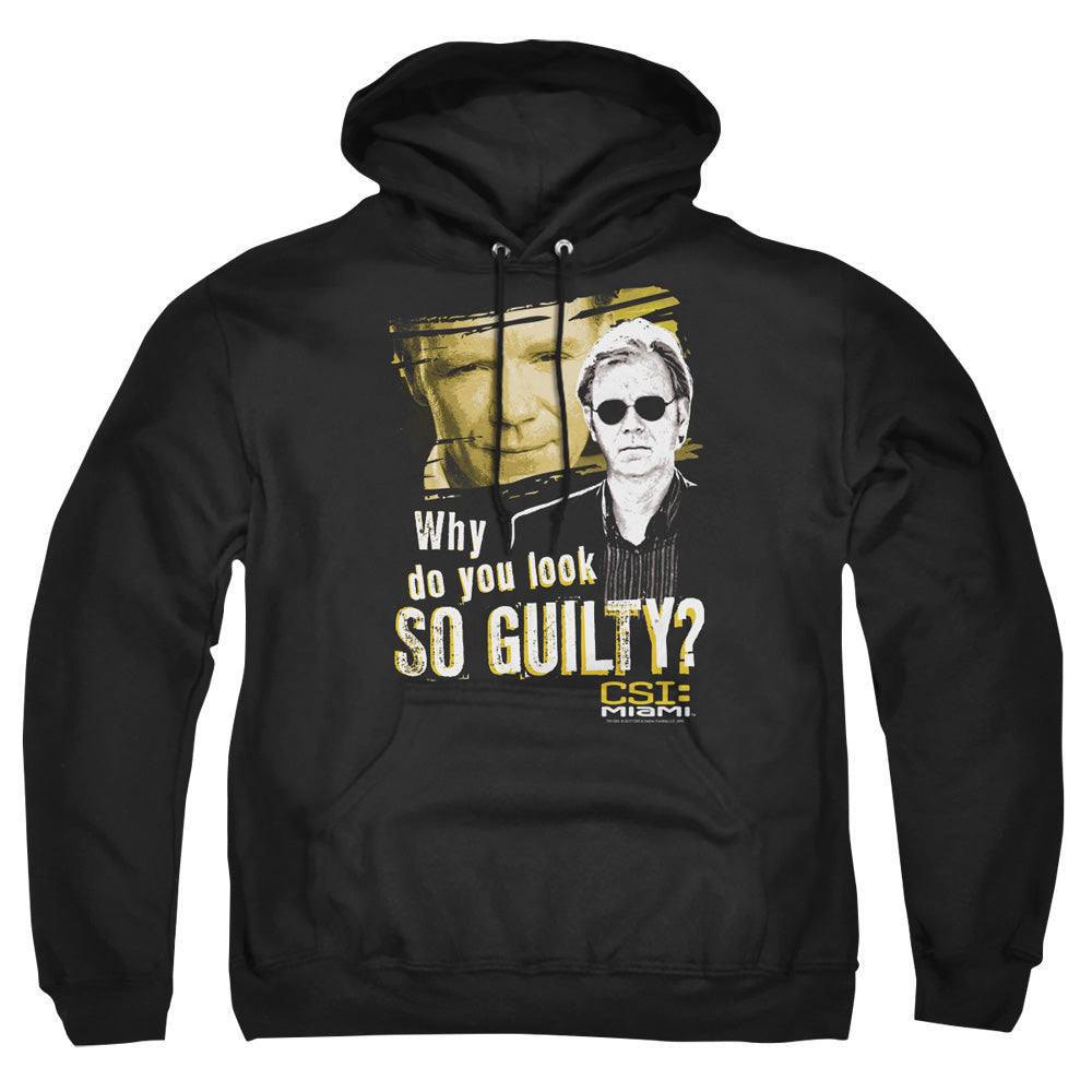 Csi Miami - So Guilty - Adult Pull-over Hoodie - Black