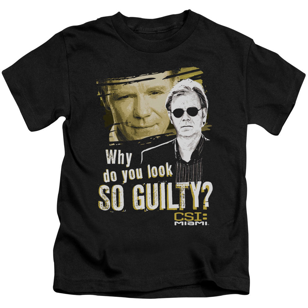 CSI MIAMI SO GUILTY - S/S JUVENILE 18/1 - BLACK - T-Shirt