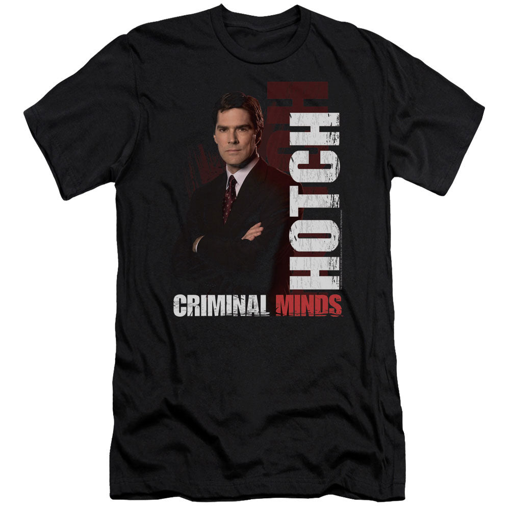 Criminal Minds - Hotch - Short Sleeve Adult 30/1 - Black T-shirt