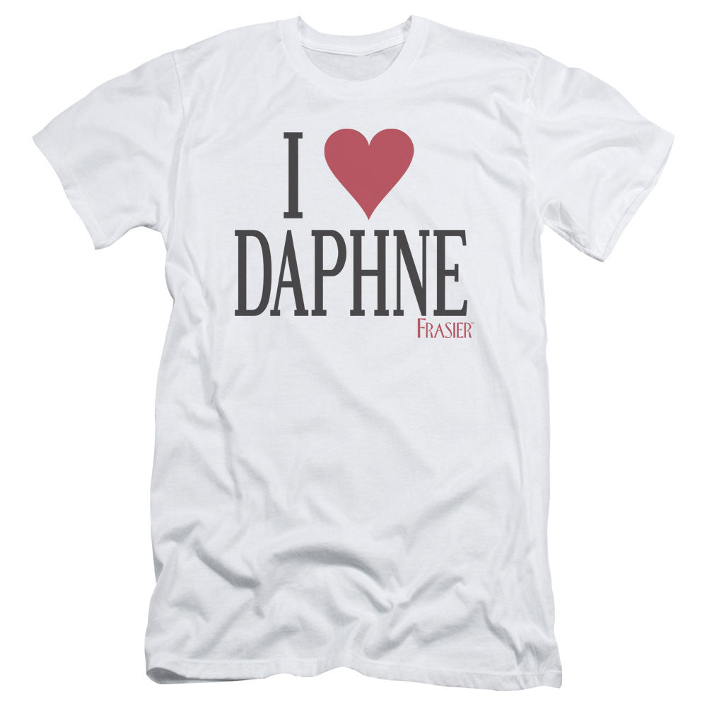 Frasier - I Heart Daphne - Short Sleeve Adult 30/1 - White T-shirt