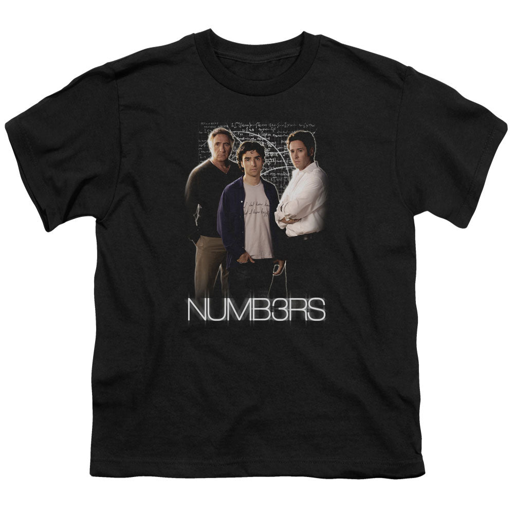 Numbers - Equations - Short Sleeve Youth 18/1 - Black T-shirt