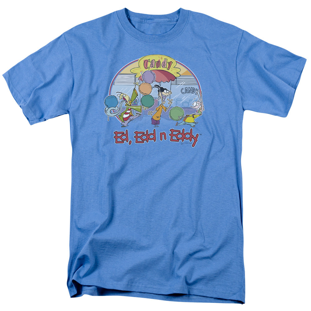 Ed Edd Eddy - Jawbreakers - Short Sleeve Adult 18/1 - Carolina Blue T-shirt