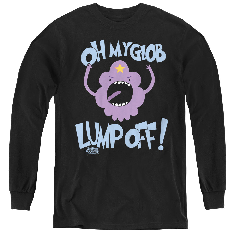 Adventure Time - Lump Off - Youth Long Sleeve Tee - Black