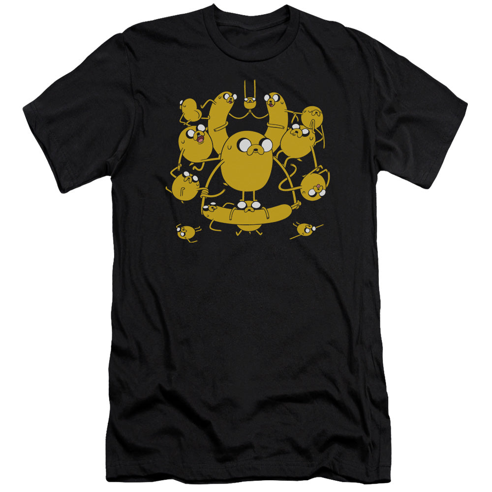 Adventure Time - Jakes-hbo Short Sleeve Adult 30/1 - Black T-shirt