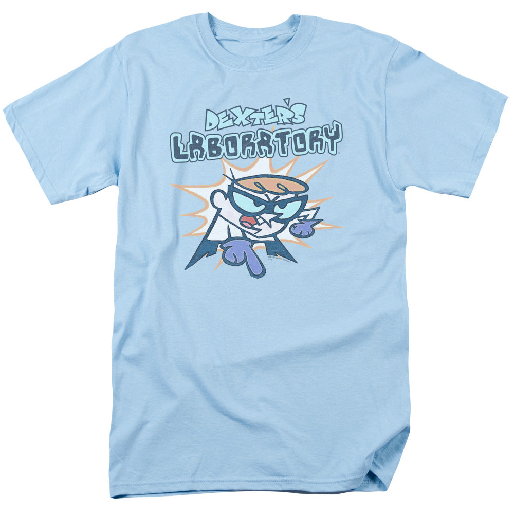 Dexters Laboratory - What Do You Want - Short Sleeve Adult 18/1 - Light Blue T-shirt