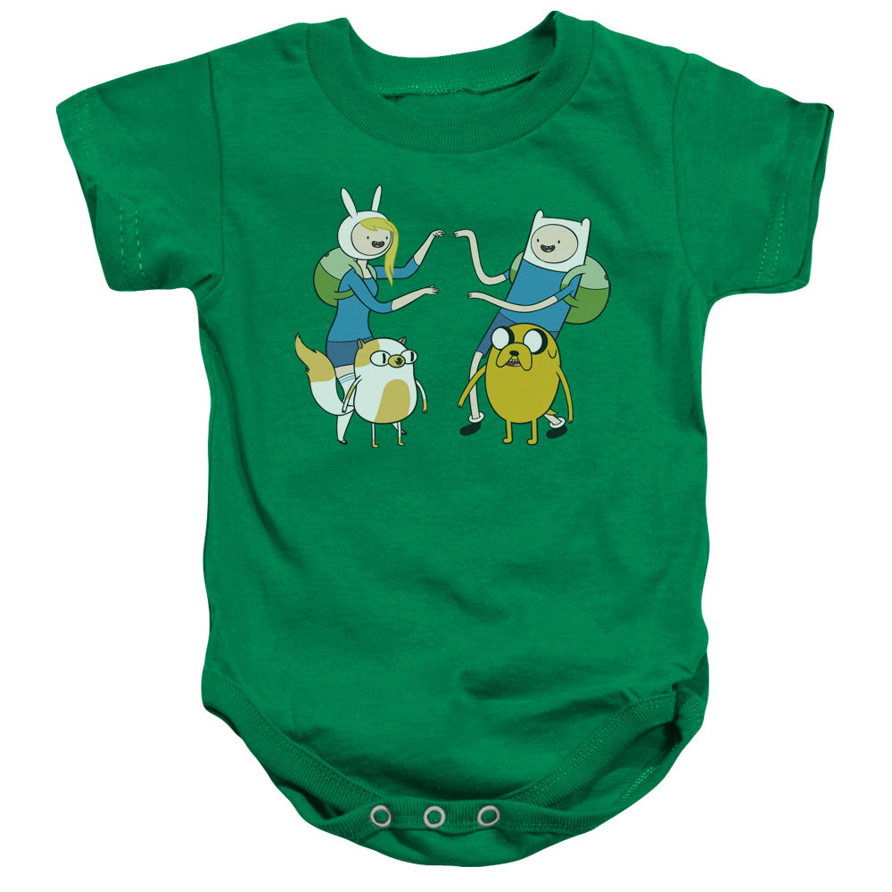 Adventure Time - Meet Up-infant Snapsuit - Kelly Green