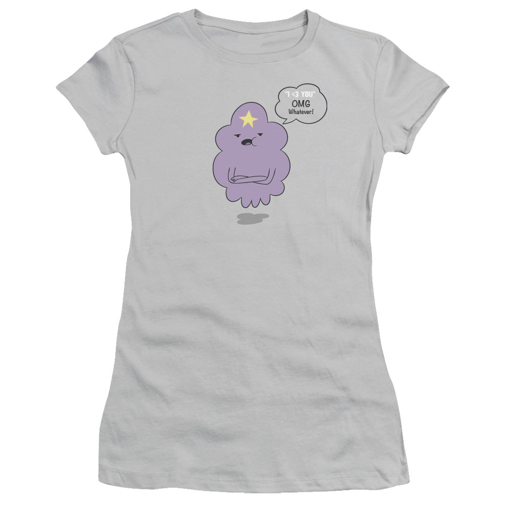 Adventure Time - Lsp Omg - Short Sleeve Junior Sheer - Silver T-shirt