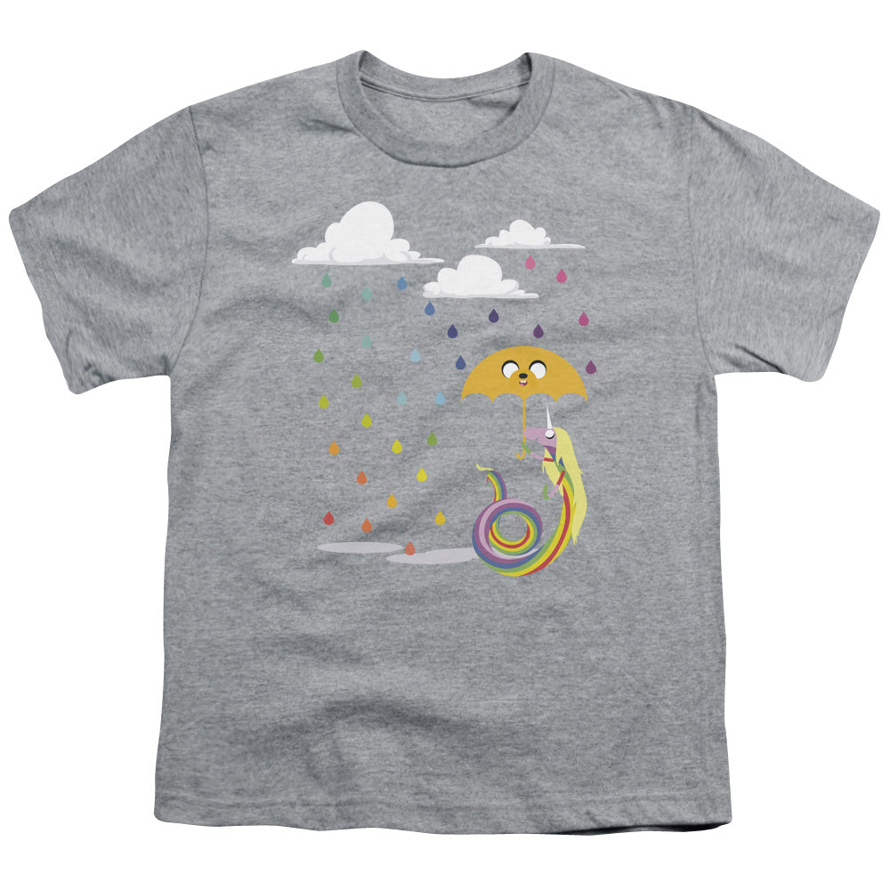 Adventure Time - Lady In The Rain - Short Sleeve Youth 18/1 - Athletic Heather T-shirt