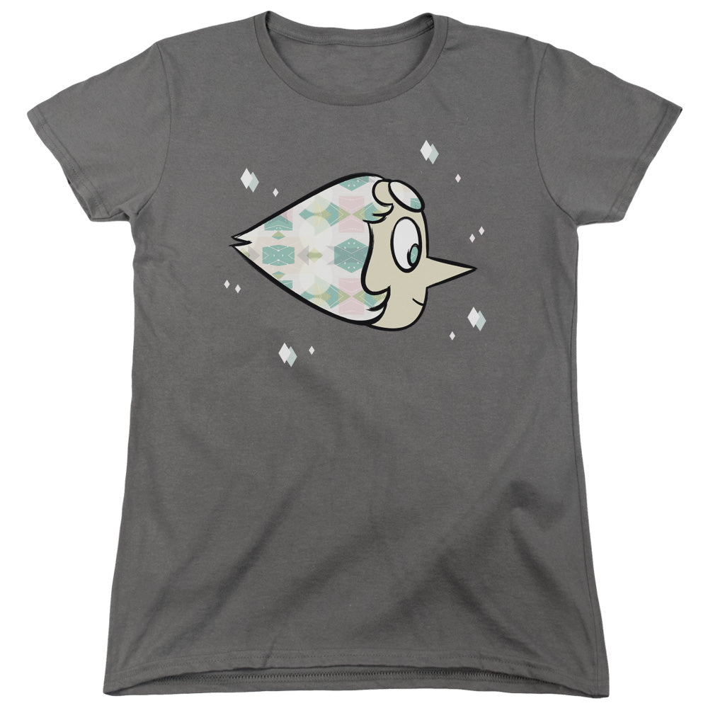 Steven Universe - Pearl - Short Sleeve Womens Tee - Charcoal T-shirt