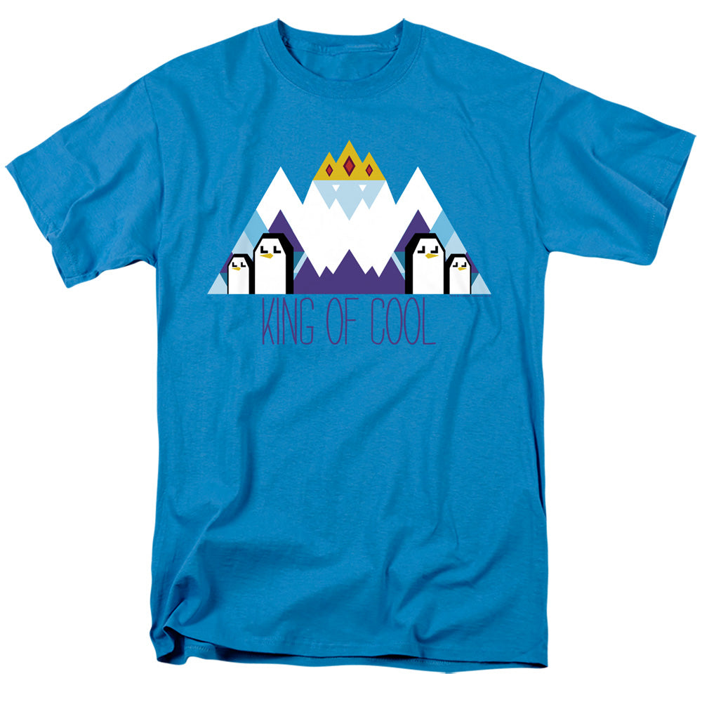 Adventure Time - Ice King Geo - Short Sleeve Adult 18/1 - Turquoise T-shirt