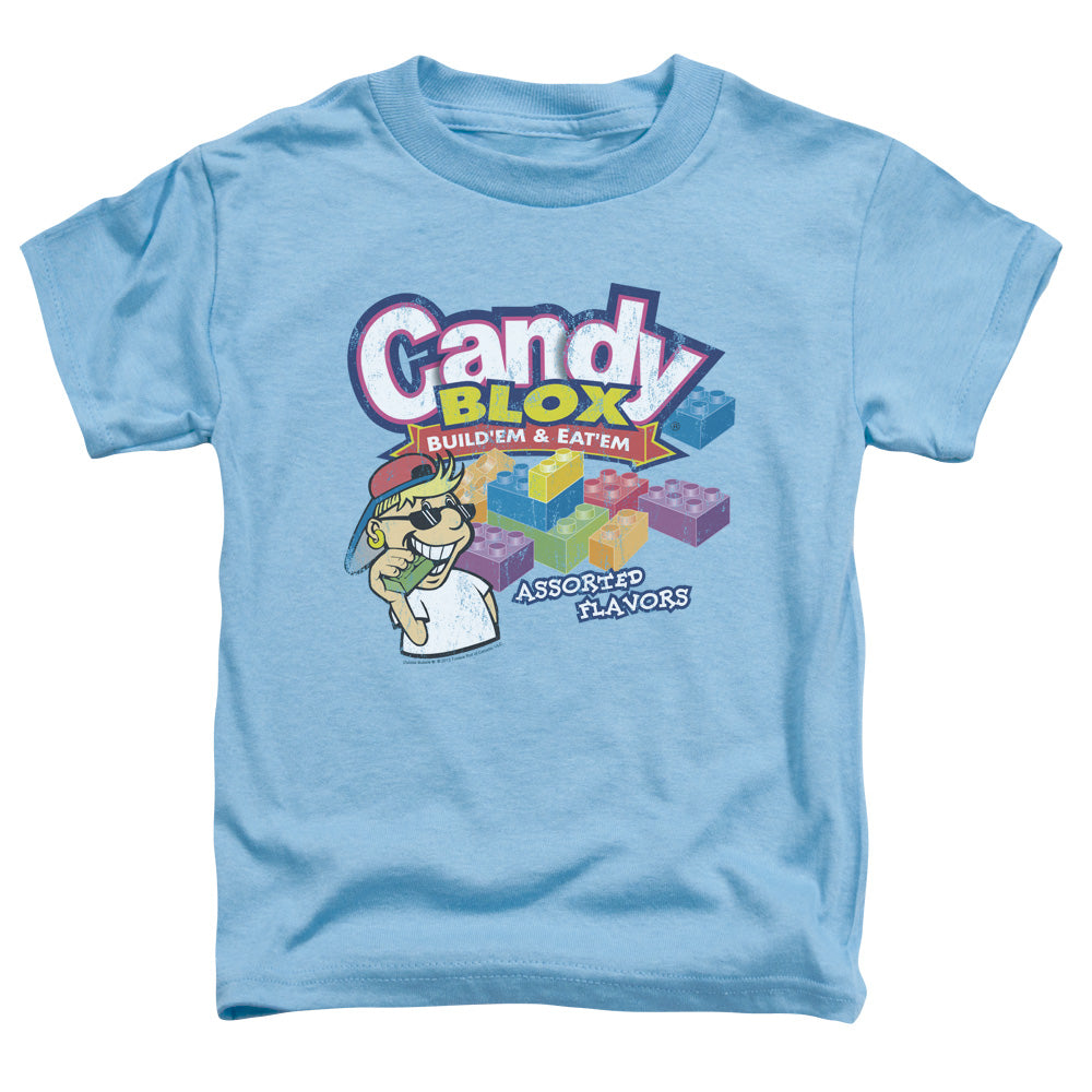 Dubble Bubble - Candy Blox - Short Sleeve Toddler Tee - Carolina Blue T-shirt