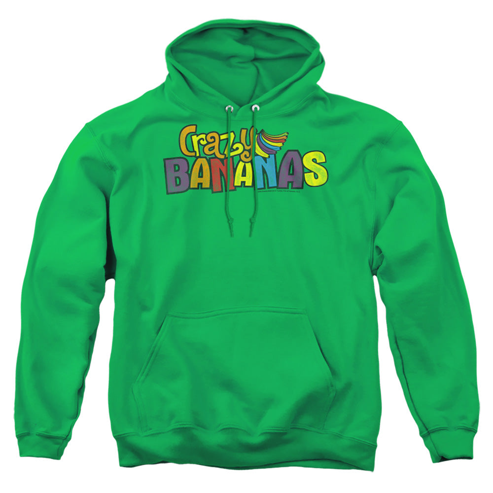 Dubble Bubble - Crazy Bananas - Adult Pull-over Hoodie - Kelly Green