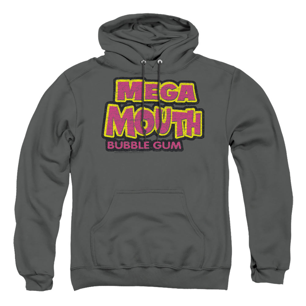 Dubble Bubble - Mega Mouth - Adult Pull-over Hoodie - Charcoal