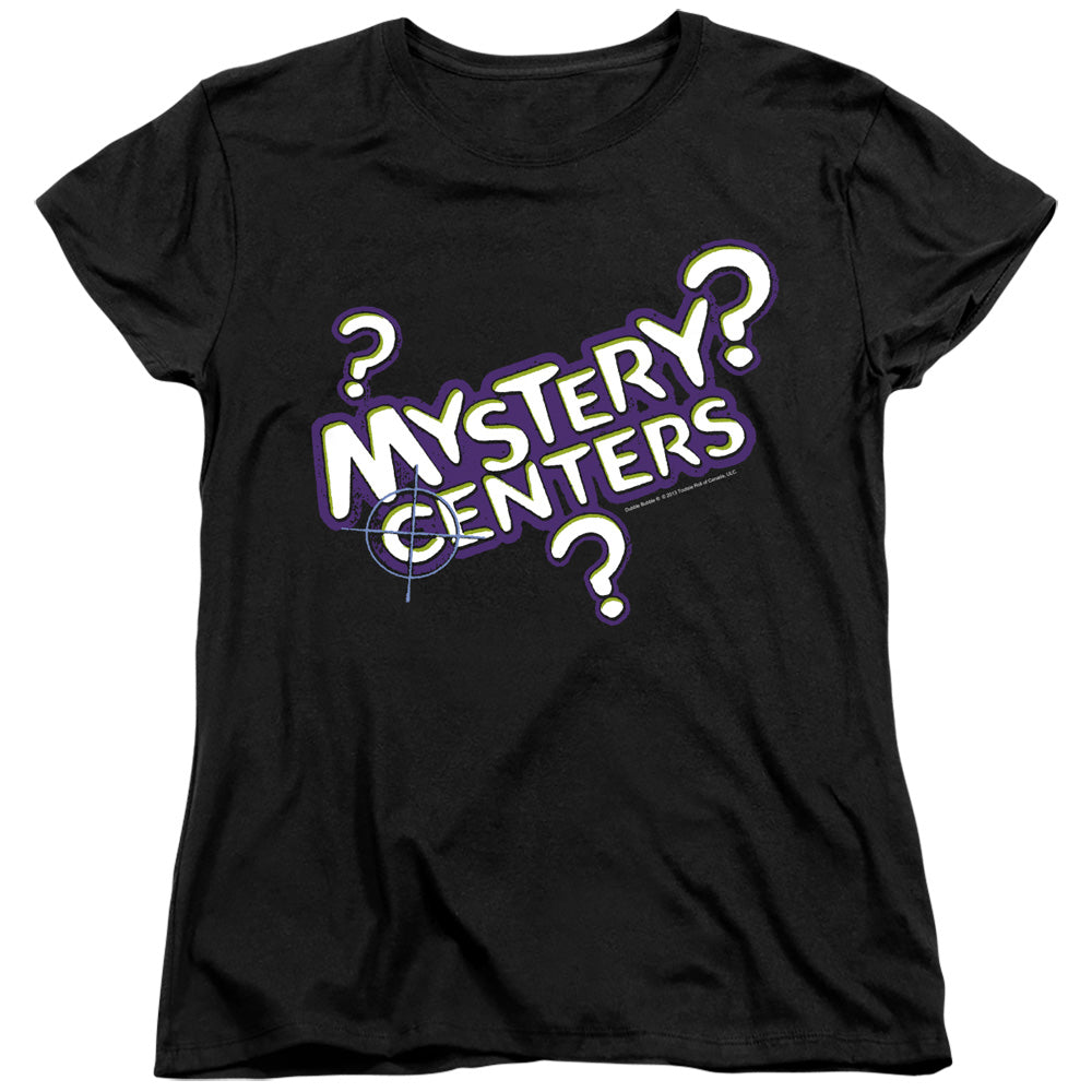 Dubble Bubble - Mystery Centers - Short Sleeve Womens Tee - Black T-shirt