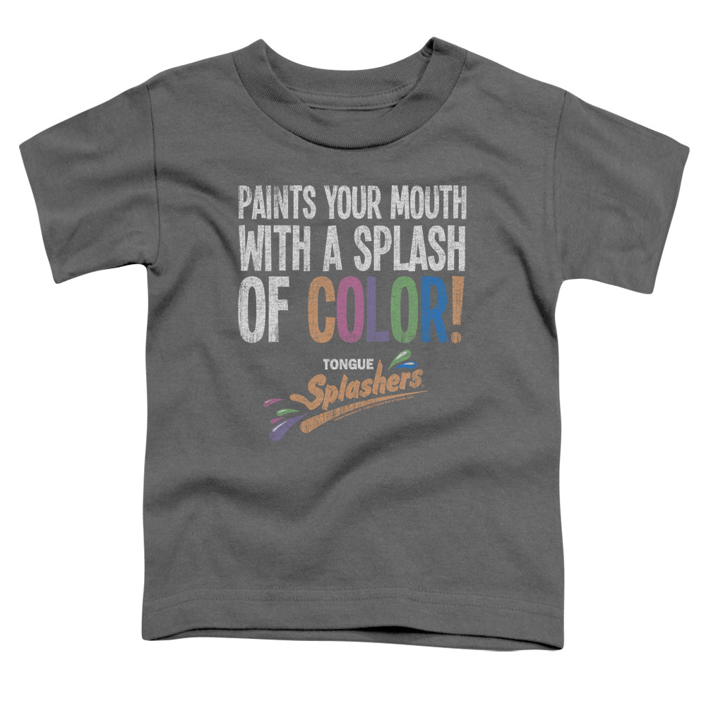 DUBBLE BUBBLE PAINTS YOUR MOUTH - S/S TODDLER TEE - CHARCOAL - T-Shirt