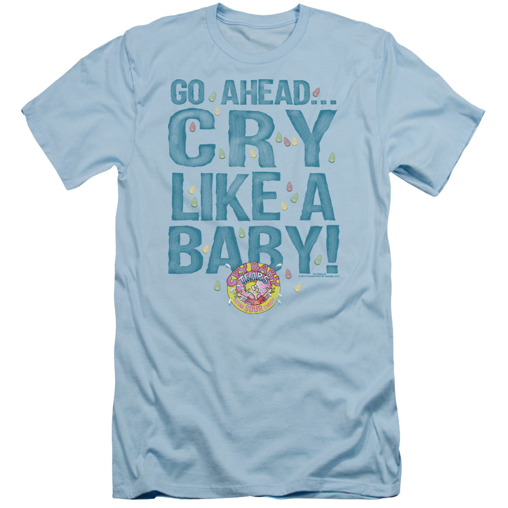 Dubble Bubble - Cry Like A Baby - Short Sleeve Adult 30/1 - Light Blue T-shirt