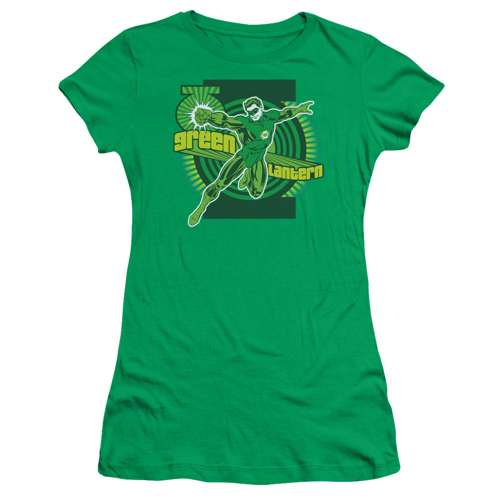 DC GREEN LANTERN - S/S JUNIOR SHEER - KELLY GREEN T-Shirt