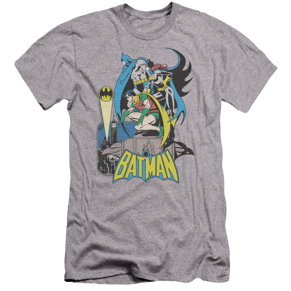 Dc Batman - Heroic Trio-hbo Short Sleeve Adult 30/1 - Athletic Heather T-shirt