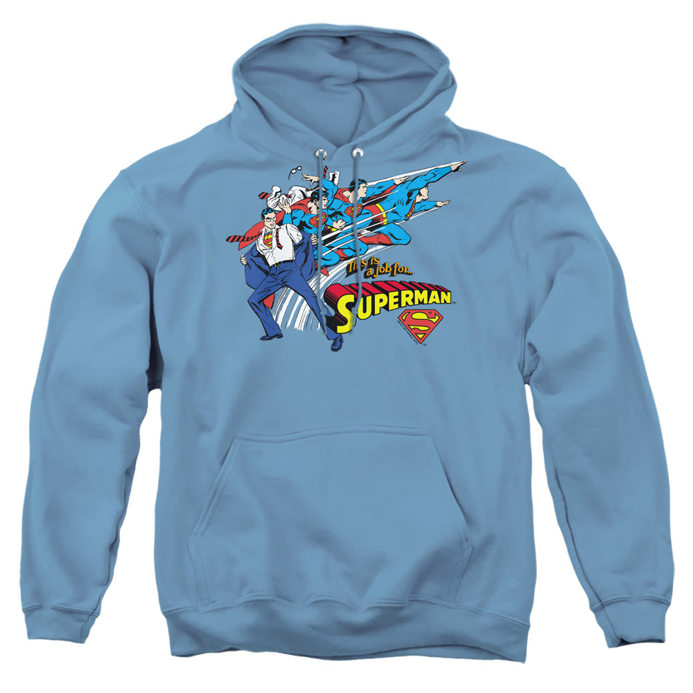 Dc - Quick Change - Adult Pull-over Hoodie - Carolina Blue