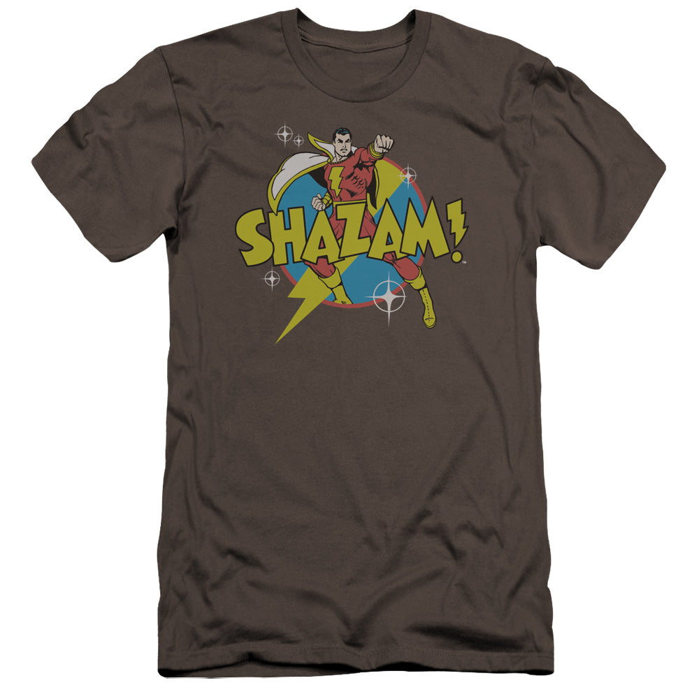 Dc Shazam - Power Bolt-hbo Short Sleeve Adult 30/1 - Charcoal T-shirt