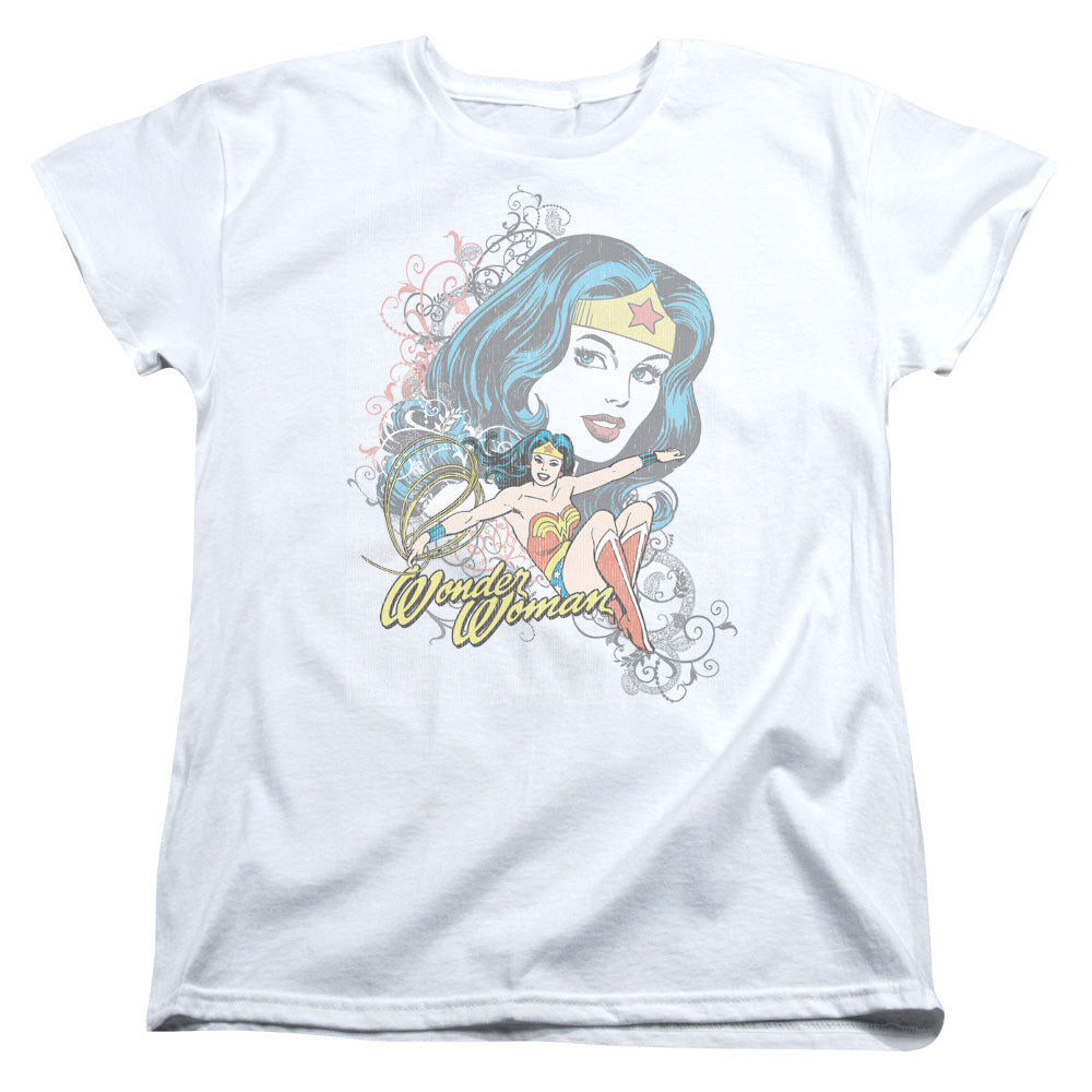 DC WONDER SCROLL - S/S WOMENS TEE - WHITE T-Shirt