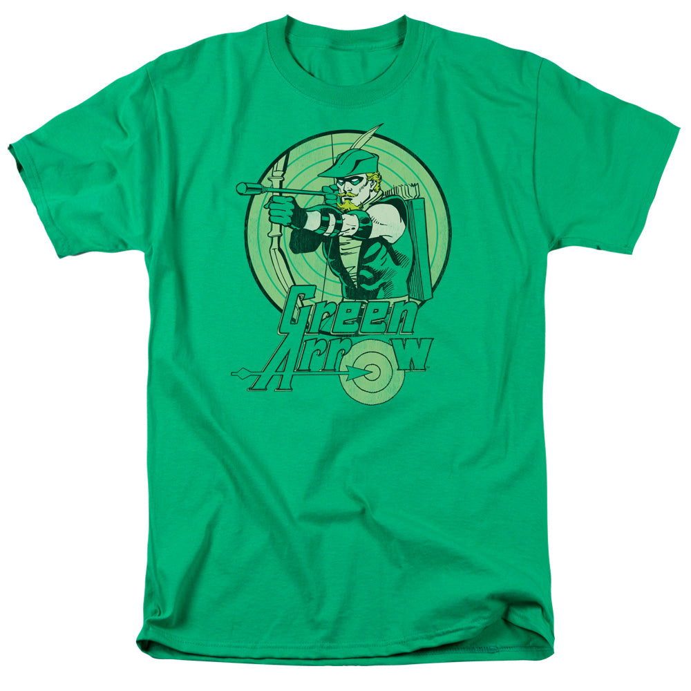 Dc - Green Arrow - Short Sleeve Adult 18/1 - Kelly Green T-shirt