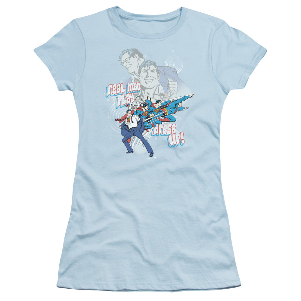 DC REAL MEN - S/S JUNIOR SHEER - LIGHT BLUE T-Shirt