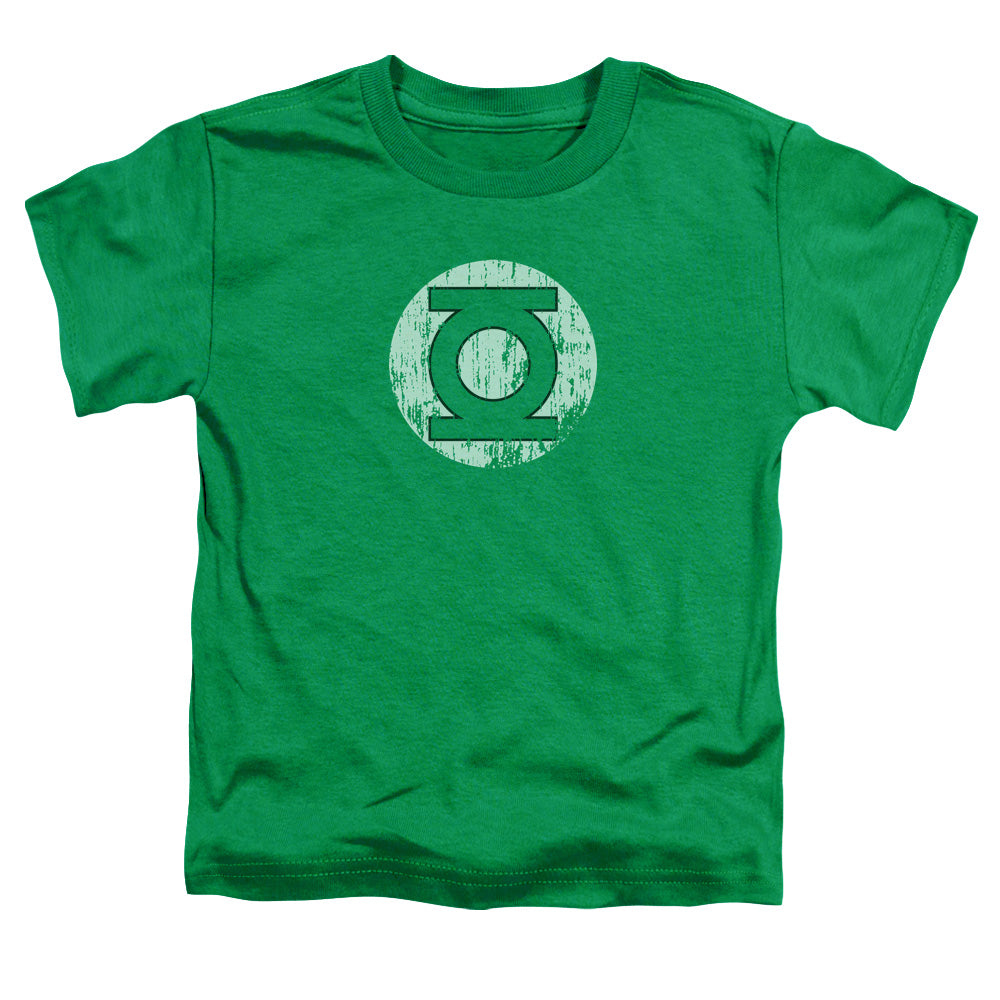 DC DISTRESSED LANTERN LOGO - S/S TODDLER TEE - KELLY GREEN - T-Shirt