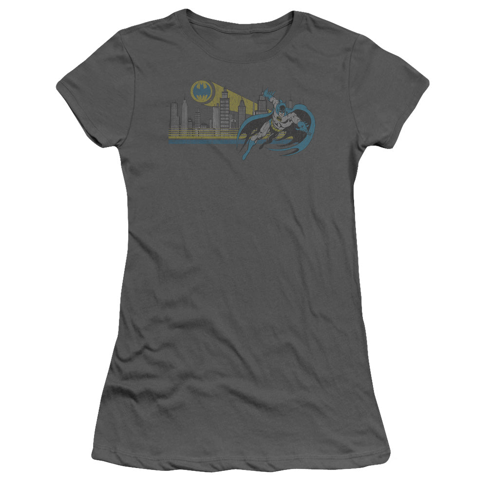 Dc - Gotham Retro - Short Sleeve Junior Sheer - Charcoal T-shirt