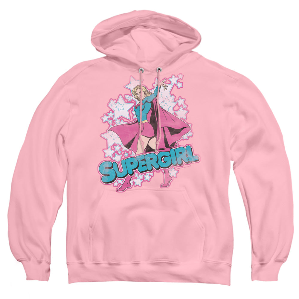 Dc - Im Supergirl - Adult Pull-over Hoodie - Pink