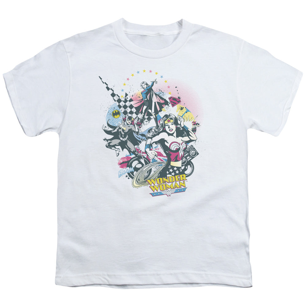 Dc - Power Trio - Short Sleeve Youth 18/1 - White T-shirt