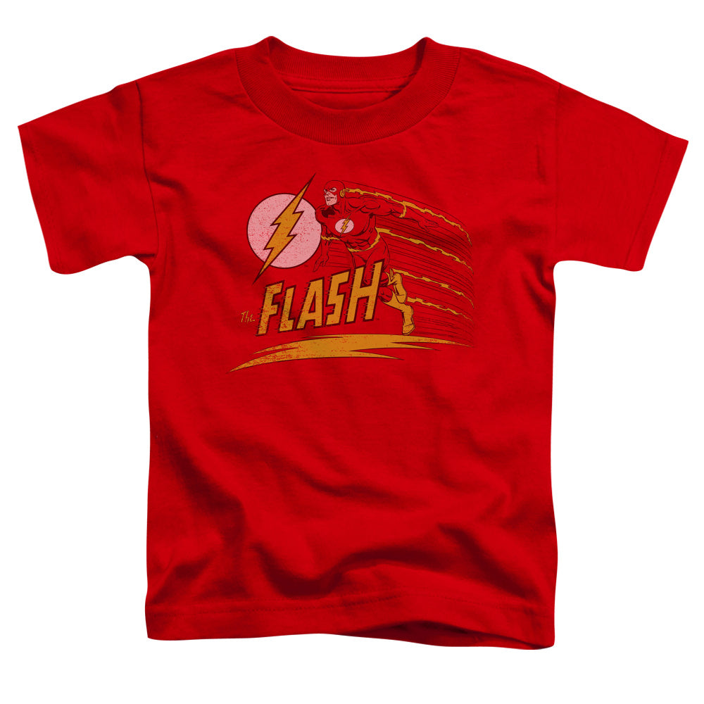 Dc Flash - Like Lightning - Short Sleeve Toddler Tee - Red T-shirt