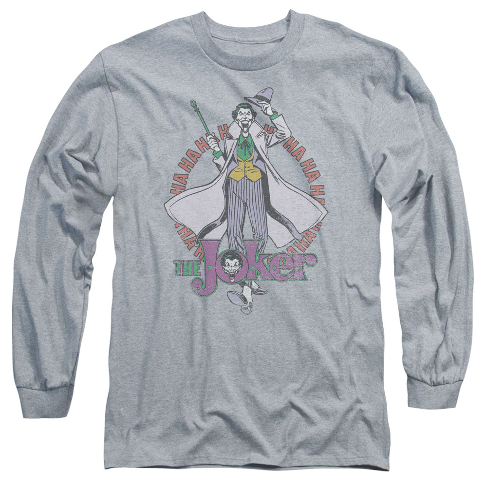 Dc - Maniacal - Long Sleeve Adult 18/1 - Athletic Heather T-shirt