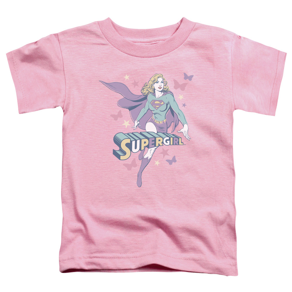 Dc - Supergirl Pastels - Short Sleeve Toddler Tee - Pink T-shirt