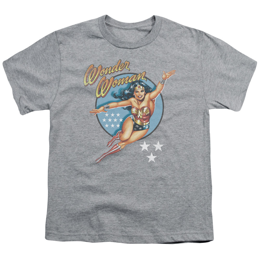 Dco - Wonder Woman Vintage - Short Sleeve Youth 18/1 - Athletic Heather T-shirt