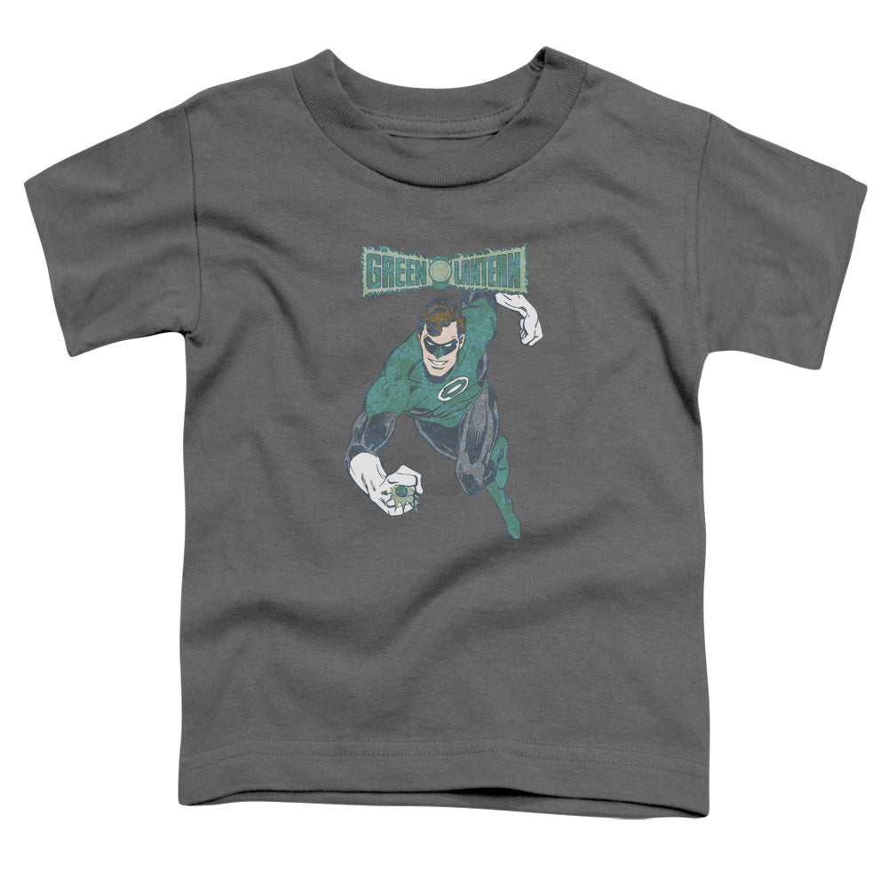 Dco - Desaturated Green Lantern - Short Sleeve Toddler Tee - Charcoal T-shirt