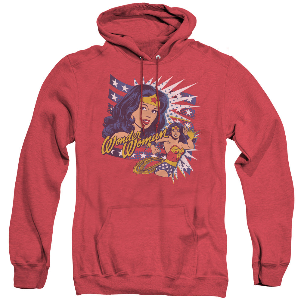 Dco - Pop Art Wonder - Adult Heather Hoodie - Red