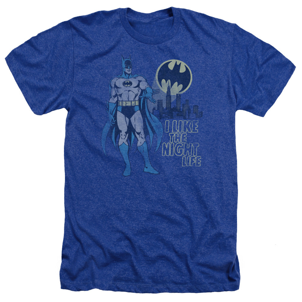 Dc Night Life - Adult Heather - Royal Blue