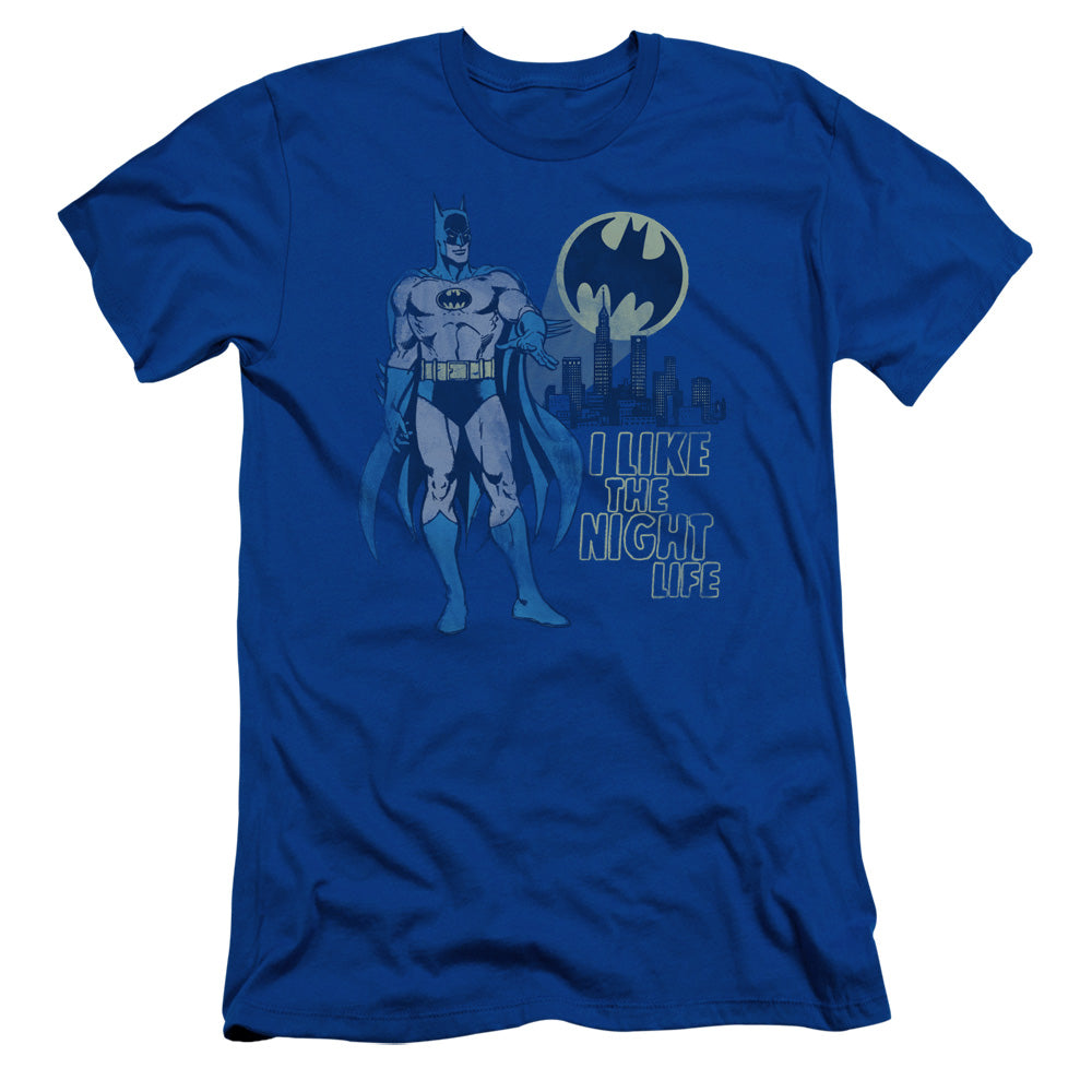 Dc - Night Life - Short Sleeve Adult 30/1 - Royal Blue T-shirt