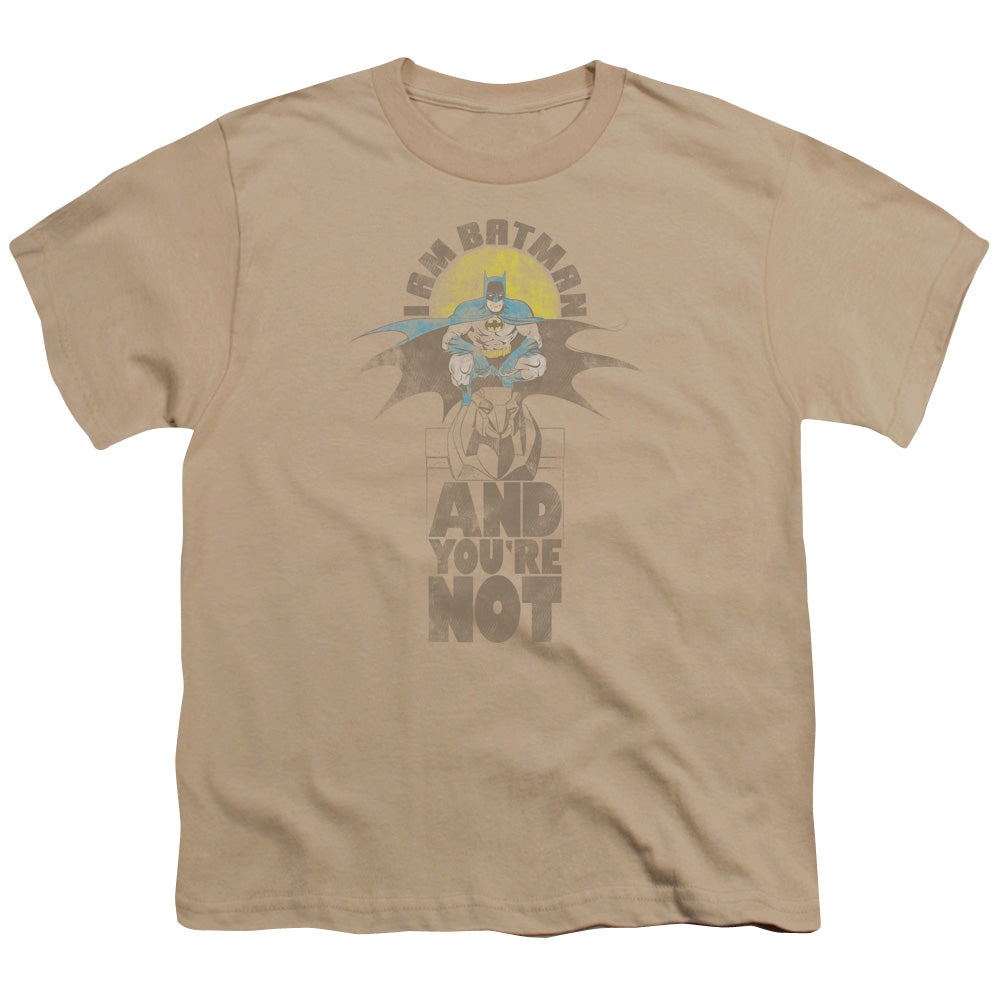 Dc - And Youre Not - Short Sleeve Youth 18/1 - Sand T-shirt