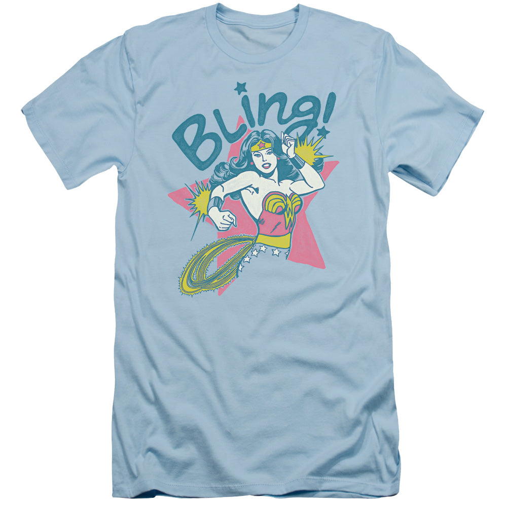 Dc - Bling - Short Sleeve Adult 30/1 - Light Blue T-shirt