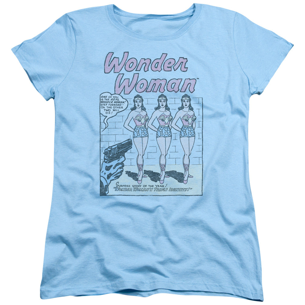 DC MULTIPLE WW - S/S WOMENS TEE - LIGHT BLUE T-Shirt