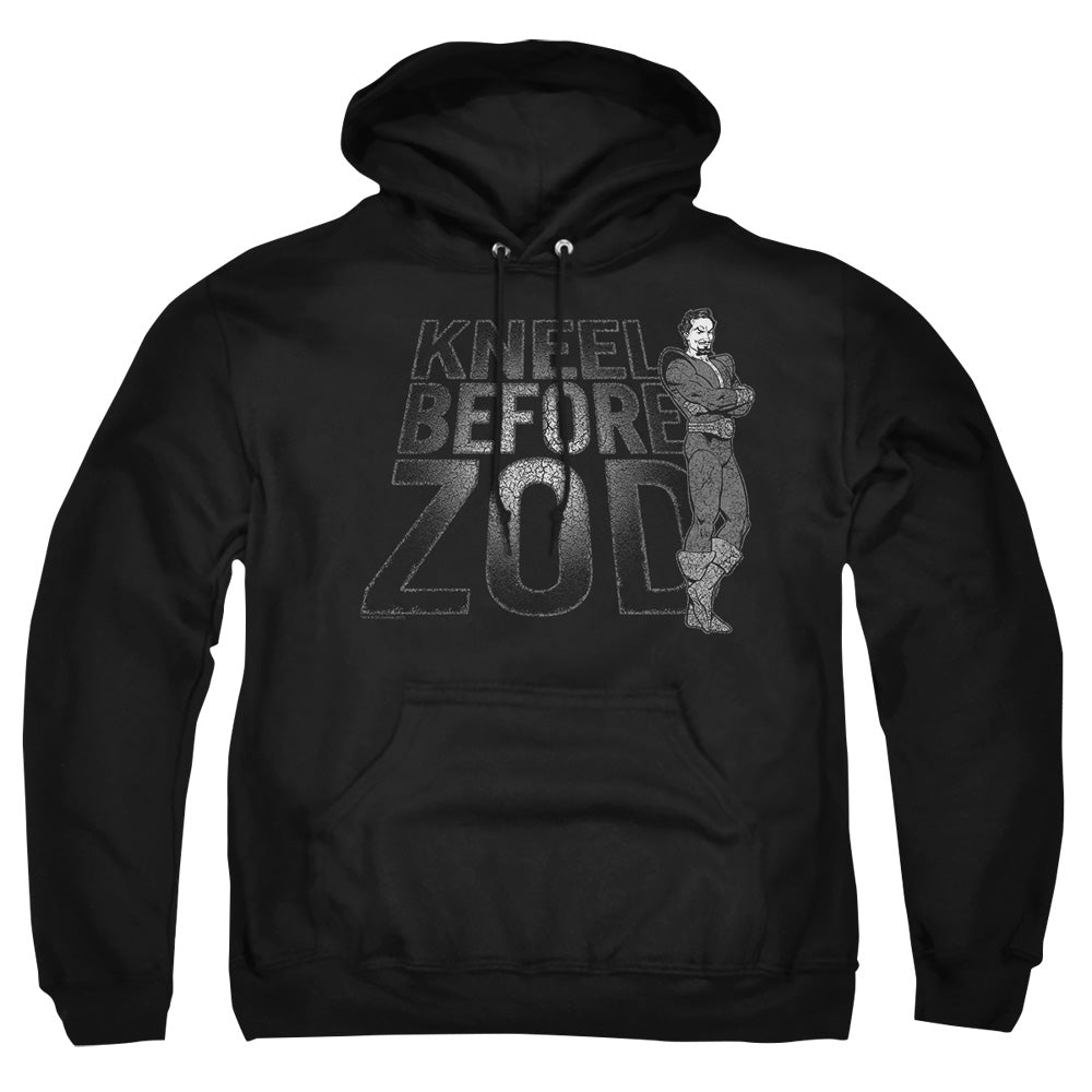 Dc - Kneel Zod - Adult Pull-over Hoodie - Black